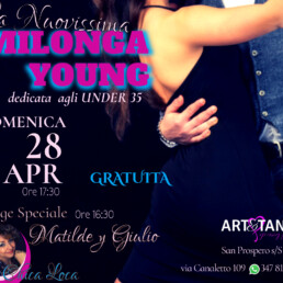 Milonga Young 28 Aprile